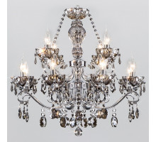 Потолочная люстра Eurosvet Teodore 10103/12 хром/дымчатый хрусталь Strotskis