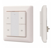 Панель-диммера клавишная накладная Arlight Intelligent DALI-223-1G-4SC-IN (BUS, только сцены)