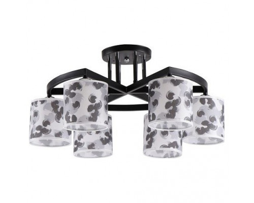 Потолочная люстра Imex 51536 MD.51536-6-S BK+CH