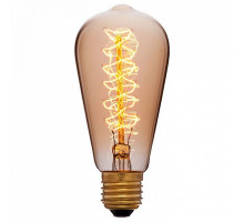Лампа накаливания Sun Lumen ST58 E27 40Вт 2200K 052-191