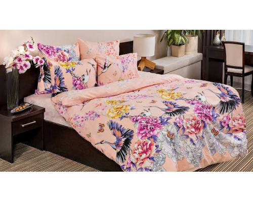 Постельное белье семейное Журавли