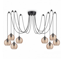 Подвесной светильник Ideal Lux Riga RIGA SP8 AMBRA