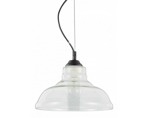 Подвесной светильник Ideal Lux Bistro BISTRO SP1 PLATE TRASPARENTE