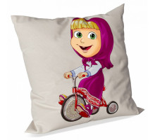 Подушка декоративная Маша и медведь