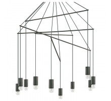Подвесная люстра Ideal Lux Pop POP SP10 NERO