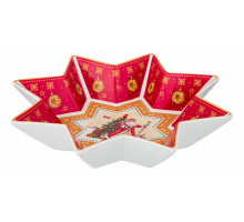 Блюдо (26x5 см) Дед Мороз 85-1624