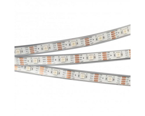 Лента светодиодная Arlight SPI-5000PGS-RAM-5060-30 12V Cx1 RGB-Auto (12mm, 4.8W/m, IP67) 029444