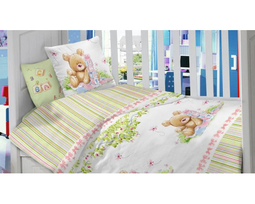Постельное белье детское Мишка с Кубиками