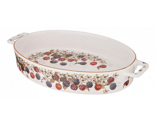 Блюдо (36.5x21.6x6 см) Ежевика 104-878