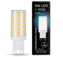 Лампа светодиодная Gauss 1073 G9 5Вт 4100K 107309205