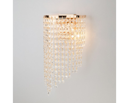 Бра Eurosvet Cinila 3102/2 золото/прозрачный хрусталь Strotskis