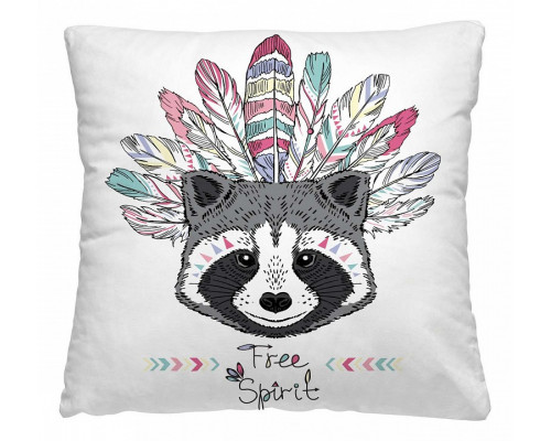 Подушка декоративная (40x40 см) Енот
