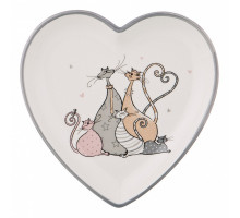 Блюдо декоративное (20.2х20.2х3 см) Счастливое Семейство 230-308