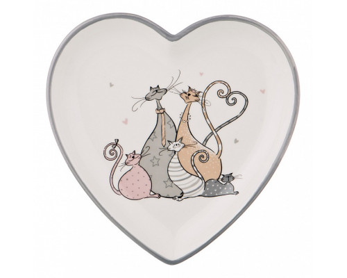 Блюдо декоративное (20.2х20.2х3 см) Счастливое Семейство 230-308