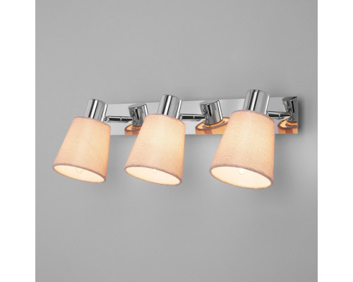 Бра Eurosvet Culver 20080/3 хром/бежевый