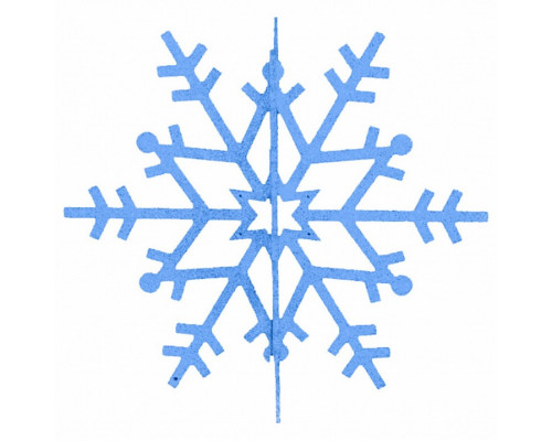 Елочная игрушка [31 см] Снежинка резная 3D 502-343