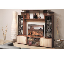 Стенка для гостиной Виста-18 ясень шимо темный/ясень шимо светлый