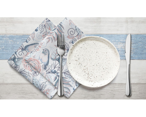Набор из 2 салфеток (45x45 см) Птички