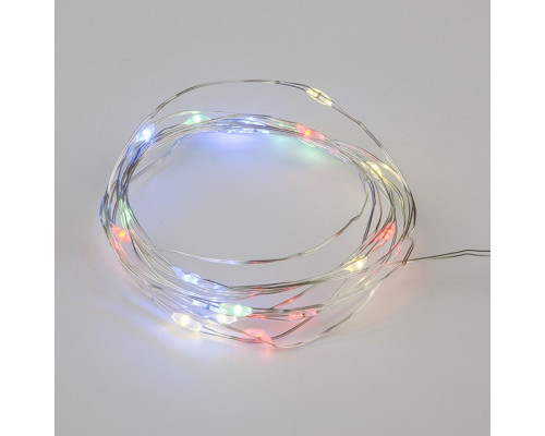 Гирлянда Нить Uniel ULD-S0200 ULD-S0200-020/SСB/2AA MULTI IP20 DEW