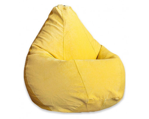 Кресло-мешок Желтый Микровельвет 3XL