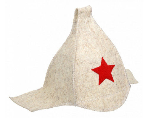 Шапка для бани универсальная Буденовка