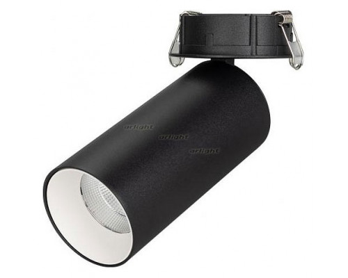 Спот Arlight SP-POLO-BUILT-R65-8W Warm3000 (BK-WH, 40 deg) 027253