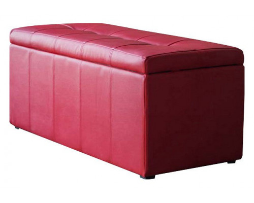 Банкетка-сундук Лонг красная