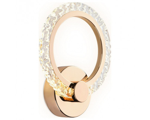 Накладной светильник Ambrella Original 6 FA419 GD золото 6400K/3000K/4200K 12W 230*190*60