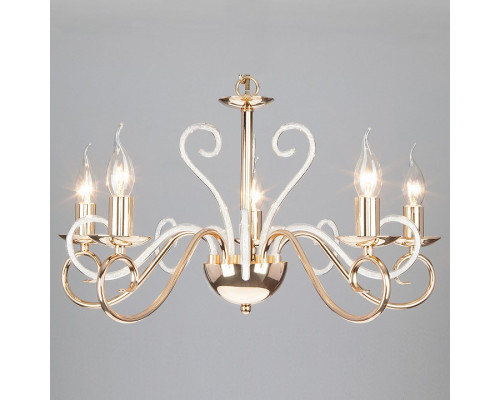 Подвесная люстра Eurosvet Silva 60090/5 золото