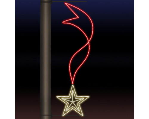 Панно световое День Победы [0.56x1.8 м] RL-KN-9-4-RWW