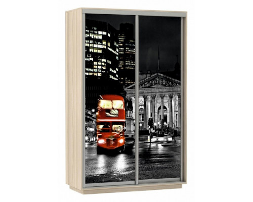 Шкаф-купе Экспресс Фото Дуо Ночной Лондон 1600x600x2400