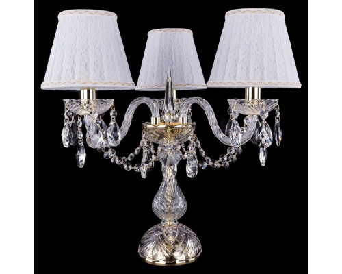 Настольная лампа декоративная Bohemia Ivele Crystal 5706 1406L/3/141-39/G/SH13A-160