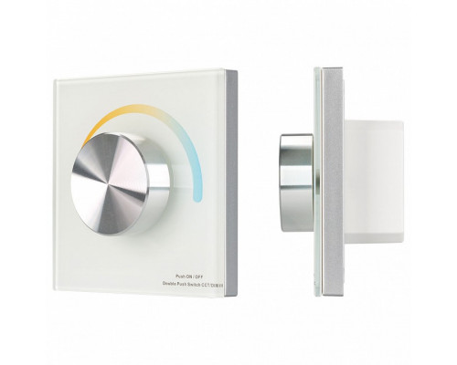 Панель-регулятора цвета RGB роторная накладная Arlight Rotary SMART-P20-MIX (12-24V, 2.4G)