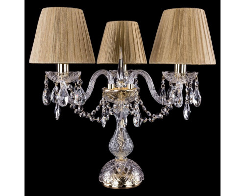 Настольная лампа декоративная Bohemia Ivele Crystal 5706 1406L/3/141-39/G/SH7-160