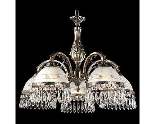 Подвесная люстра Eurosvet Lourence 22823/5 античная бронза