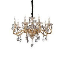 Подвесная люстра Ideal Lux Negresco NEGRESCO SP8 ORO