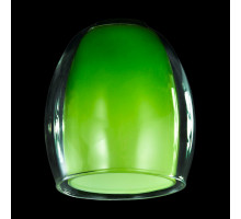 Плафон стеклянный Eurosvet Конфетти плафон 9808, 30151 зеленый+прозрачный, арт. 70436