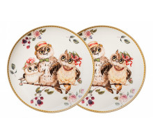 Набор из 2 тарелок плоских Owls party 415-2169