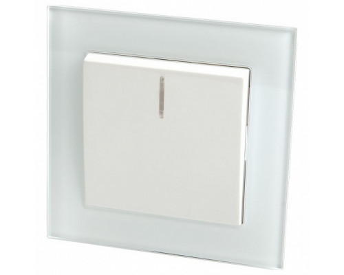 Выключатель проходной одноклавишный с подсветкой Feron Saffit Катрин 39162