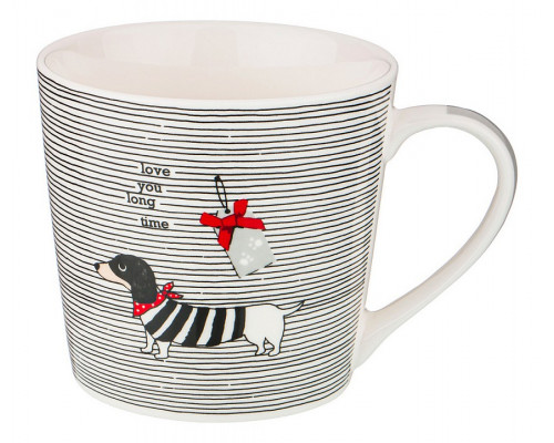 Кружка (400 мл) Влюбленная Такса 260-529