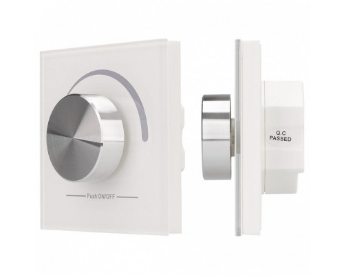 Панель-диммера роторная встраиваемая Arlight Rotary SR-2836R-RF-IN White (3V, DIM)