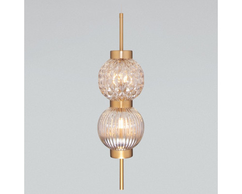 Подвесной светильник Eurosvet Plaza 50186/2 латунь