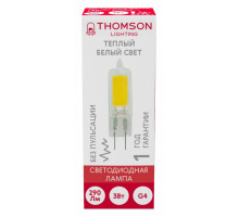 Лампа светодиодная Thomson G4 COB G4 3Вт 3000K TH-B4216
