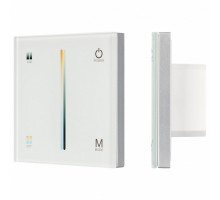 Панель-регулятора ЦТ сенсорная встраиваемая Arlight Sens SMART-P21-MIX White (12-24V, 2.4G)