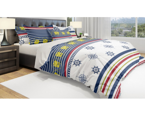 Постельное белье двуспальное Eco Cotton Sailor