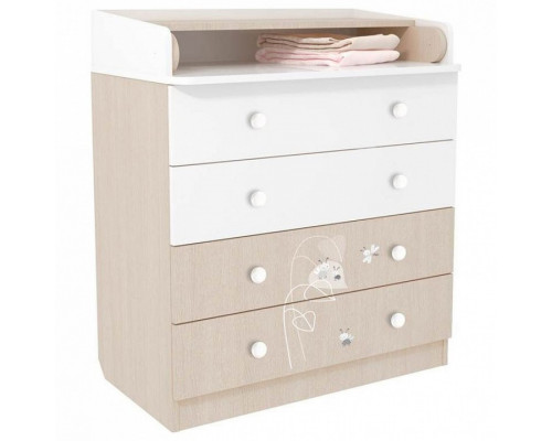 Комод пеленальный Polini kids French 1580 Amis