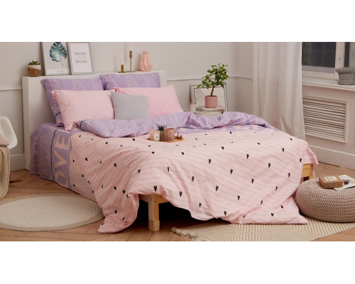 Постельное белье евростандарт Violet love