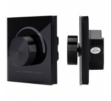 Панель-диммера роторная встраиваемая Arlight Rotary SR-2202-IN Black (24V, 0-10V)