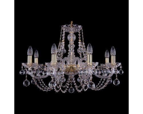 Подвесная люстра Bohemia Ivele Crystal 1406 1406/8/240/G/Balls