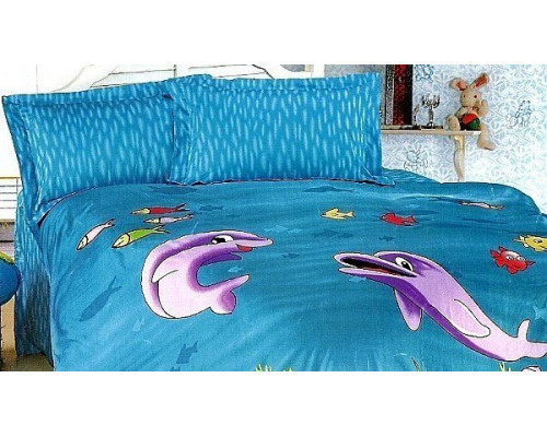 Постельное белье евростандарт Дельфин
